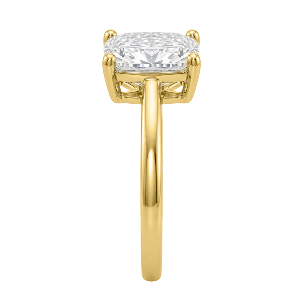 1-6 ctw Long Cushion Solitaire Engagement Ring