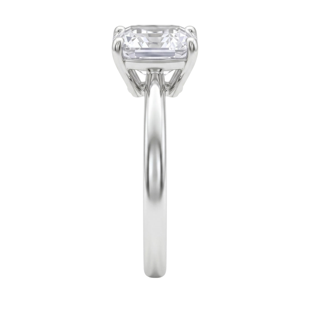 1-6 ctw Asscher Solitaire Engagement Ring