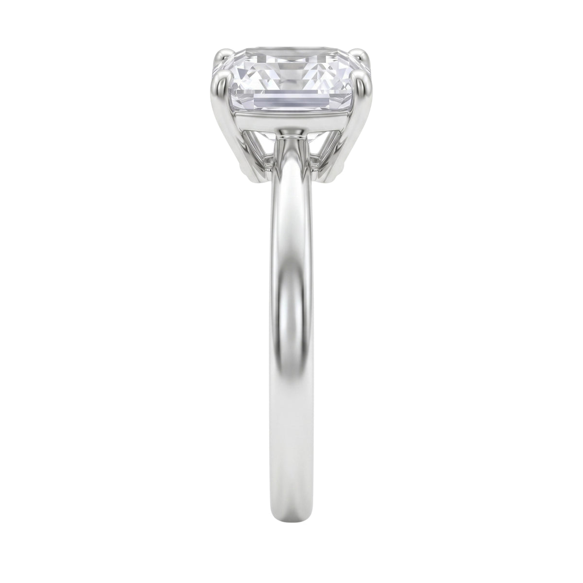 1-6 ctw Asscher Solitaire Engagement Ring
