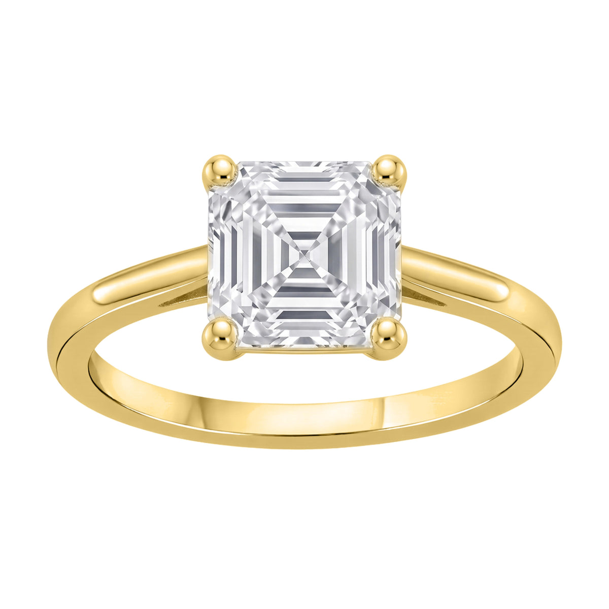 1-6 ctw Asscher Solitaire Engagement Ring