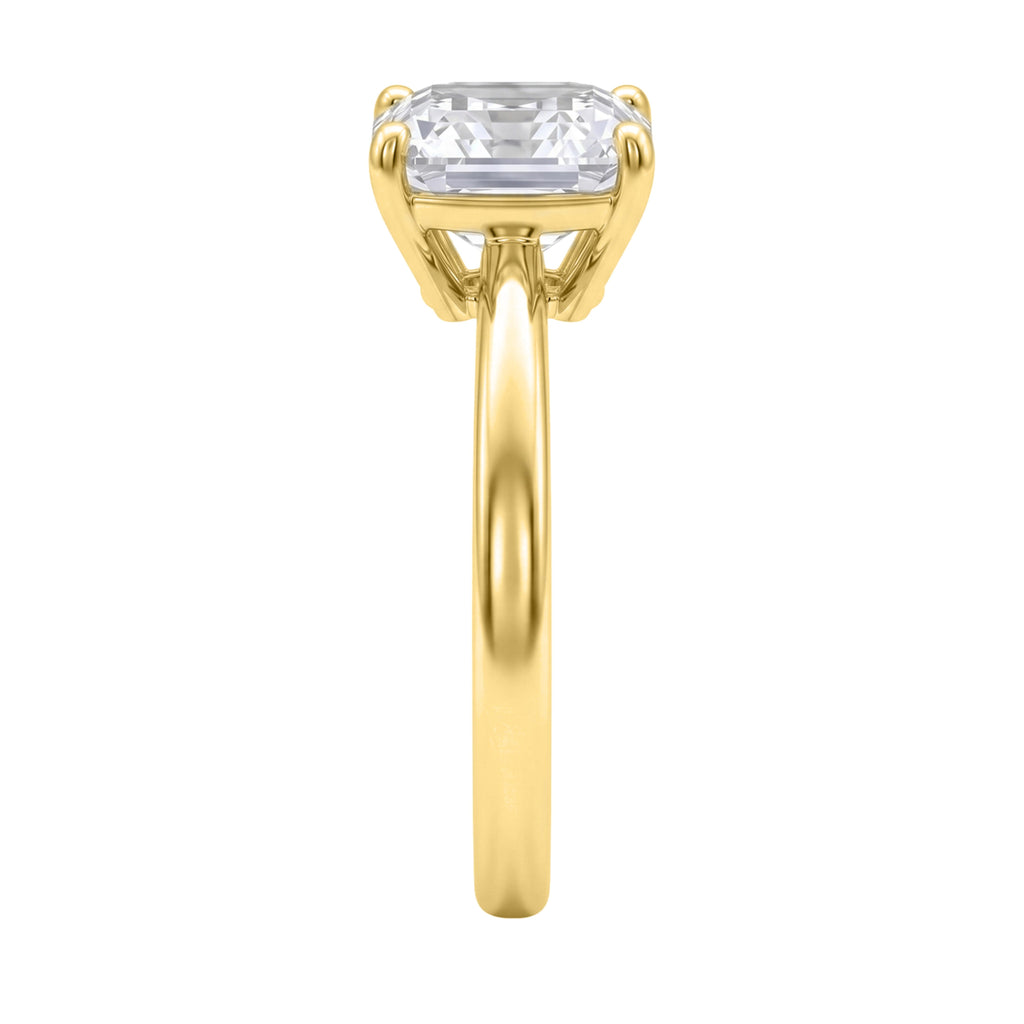 1-6 ctw Asscher Solitaire Engagement Ring
