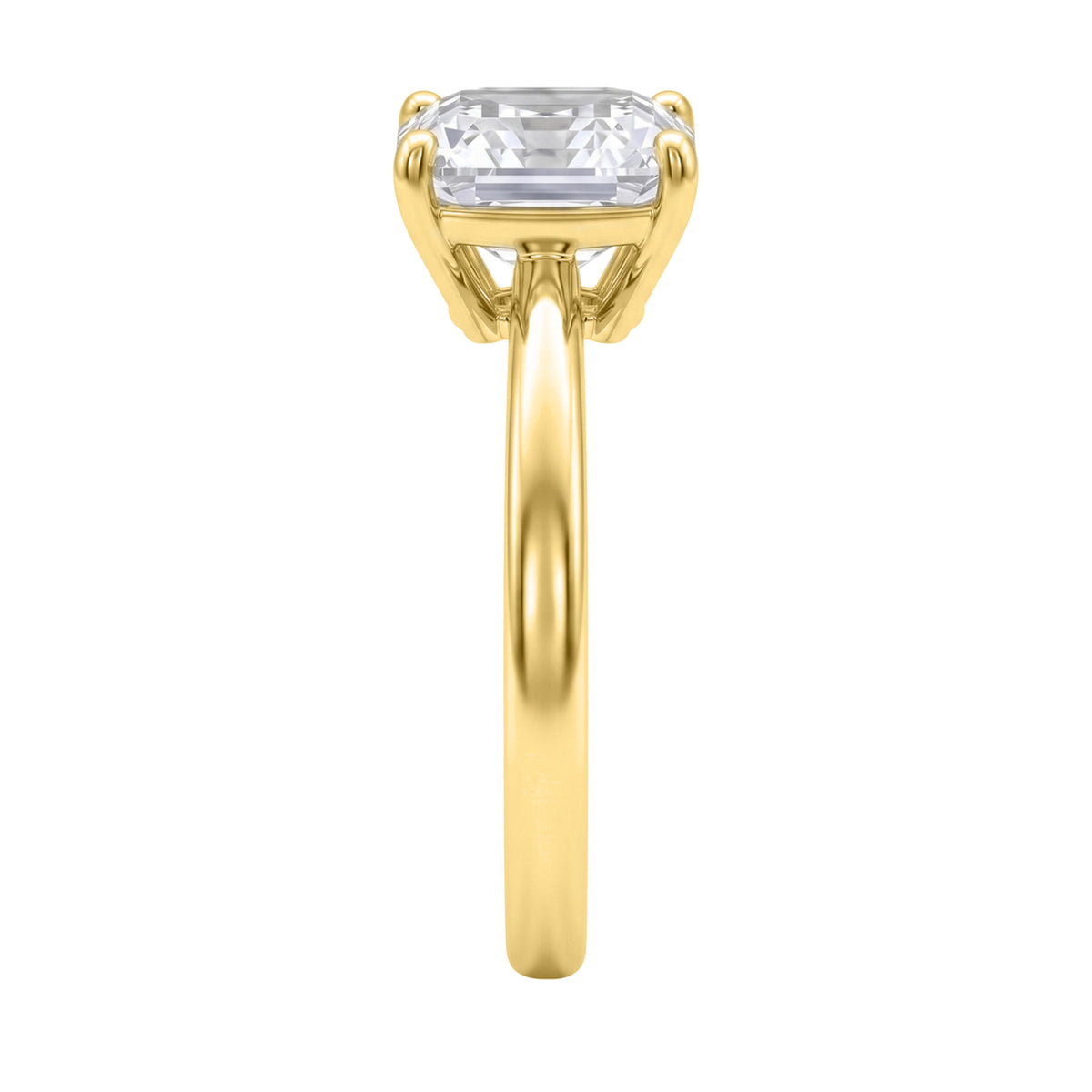 1-6 ctw Asscher Solitaire Engagement Ring