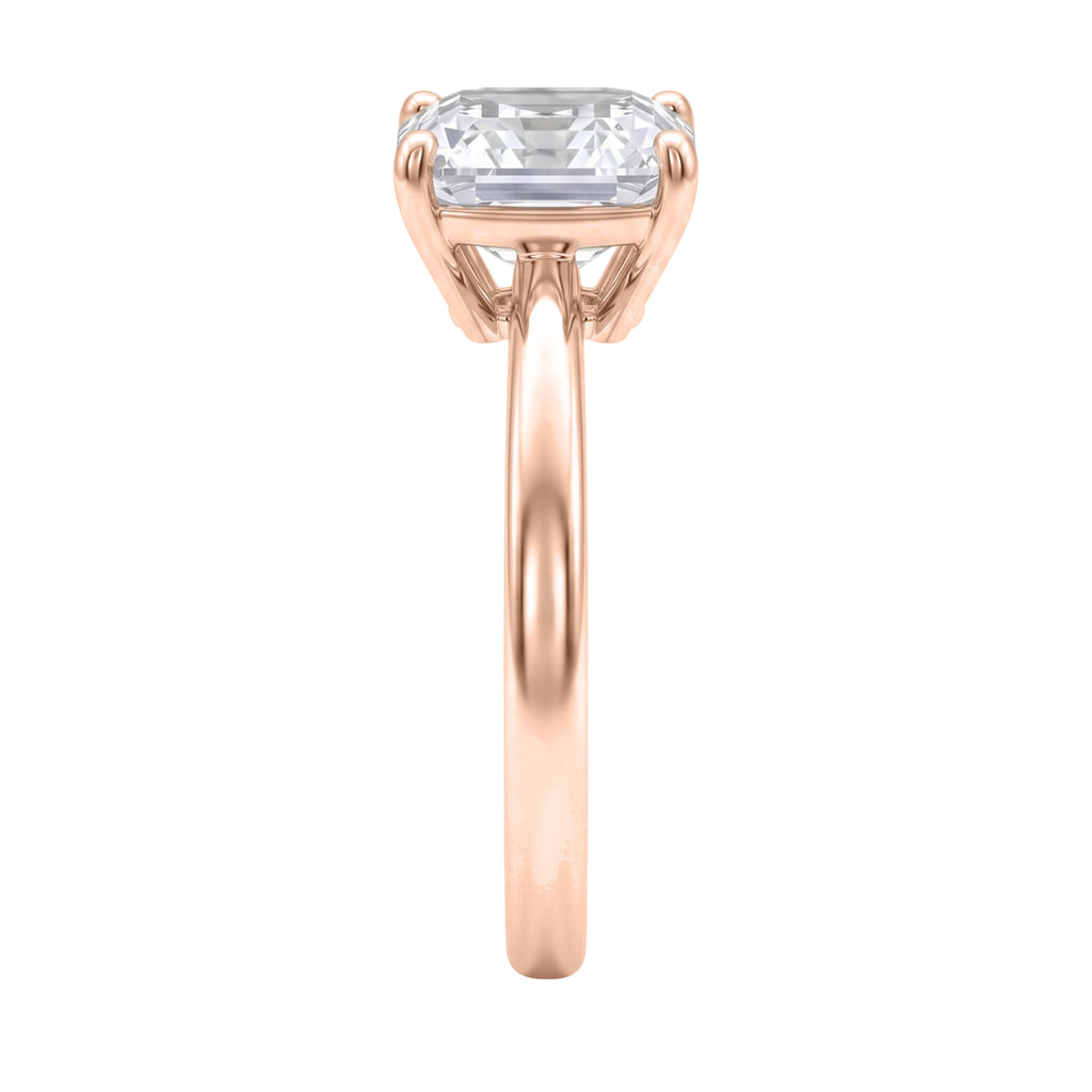 1-6 ctw Asscher Solitaire Engagement Ring