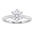 1-6 ctw Round 6 Prong Solitaire Engagement Ring