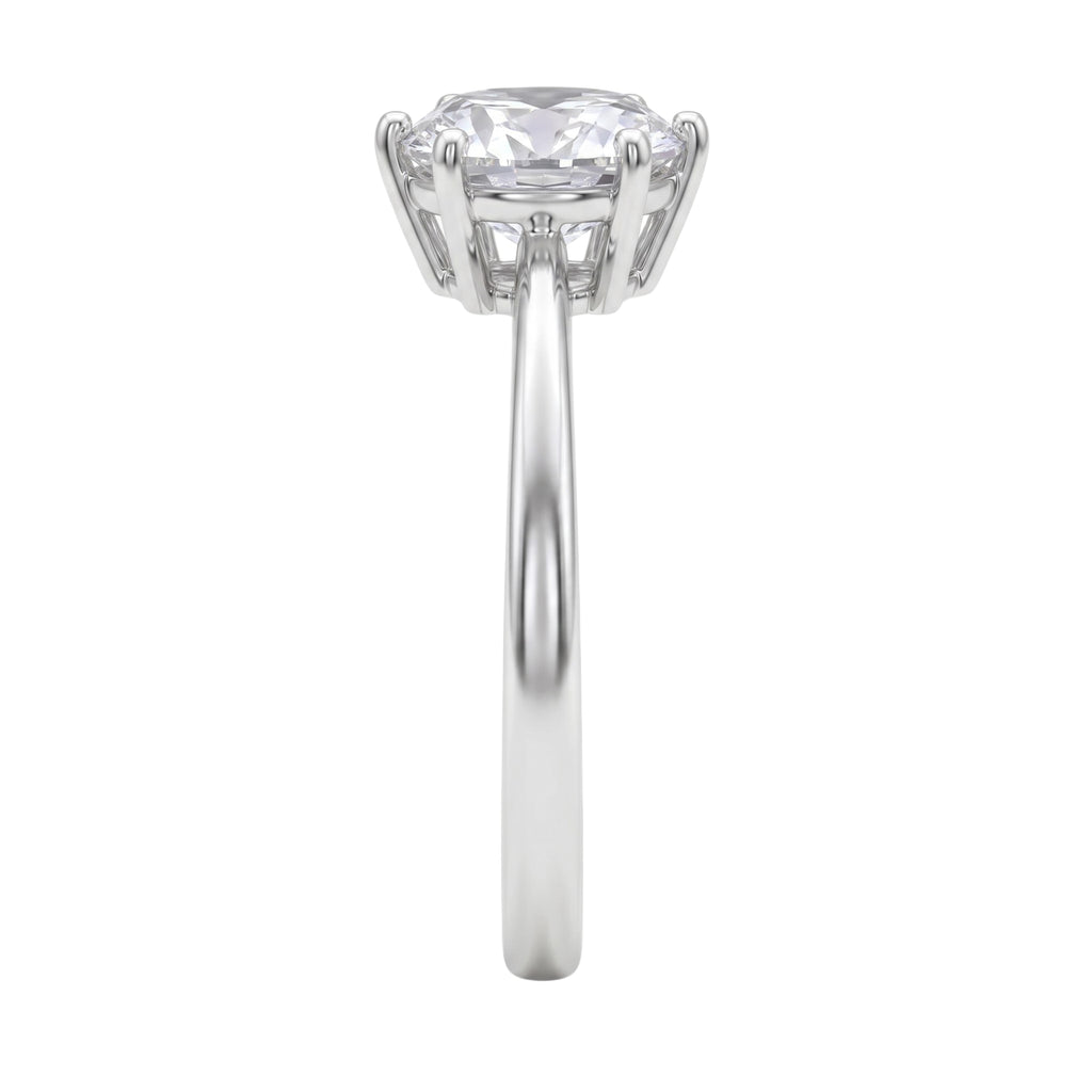 1-6 ctw Round 6 Prong Solitaire Engagement Ring