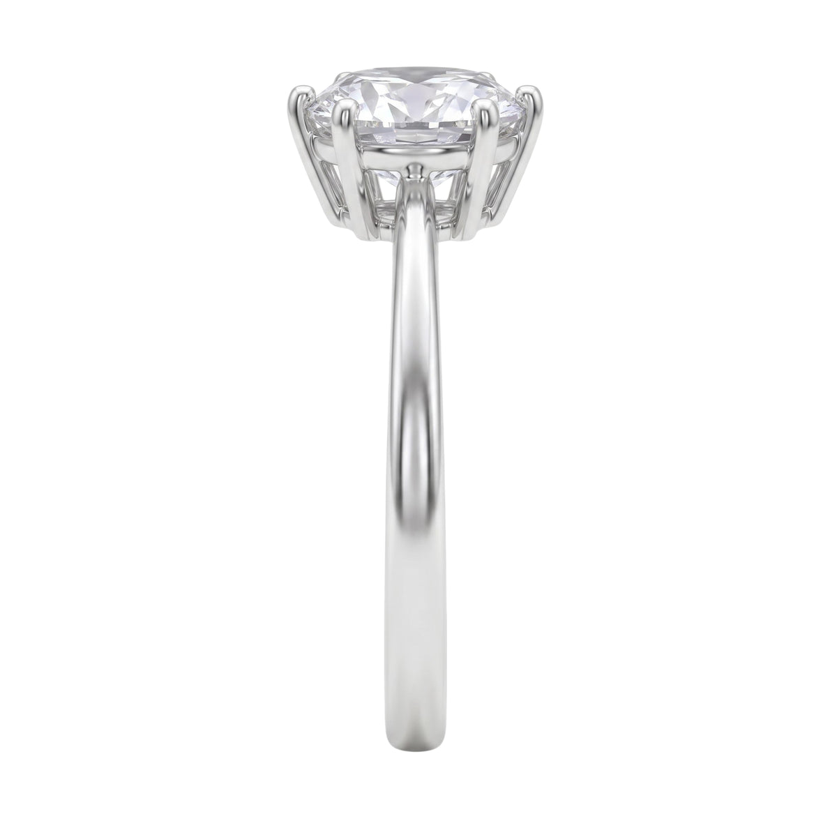 1-6 ctw Round 6 Prong Solitaire Engagement Ring