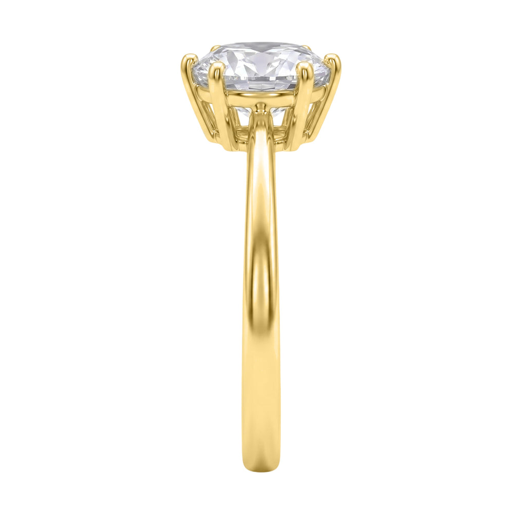 1-6 ctw Round 6 Prong Solitaire Engagement Ring