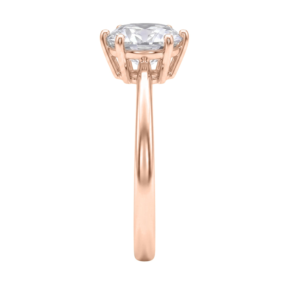 1-6 ctw Round 6 Prong Solitaire Engagement Ring