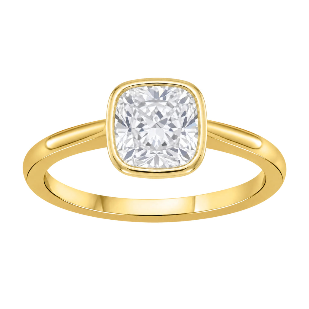 Solitaire Bezel Engagement Ring