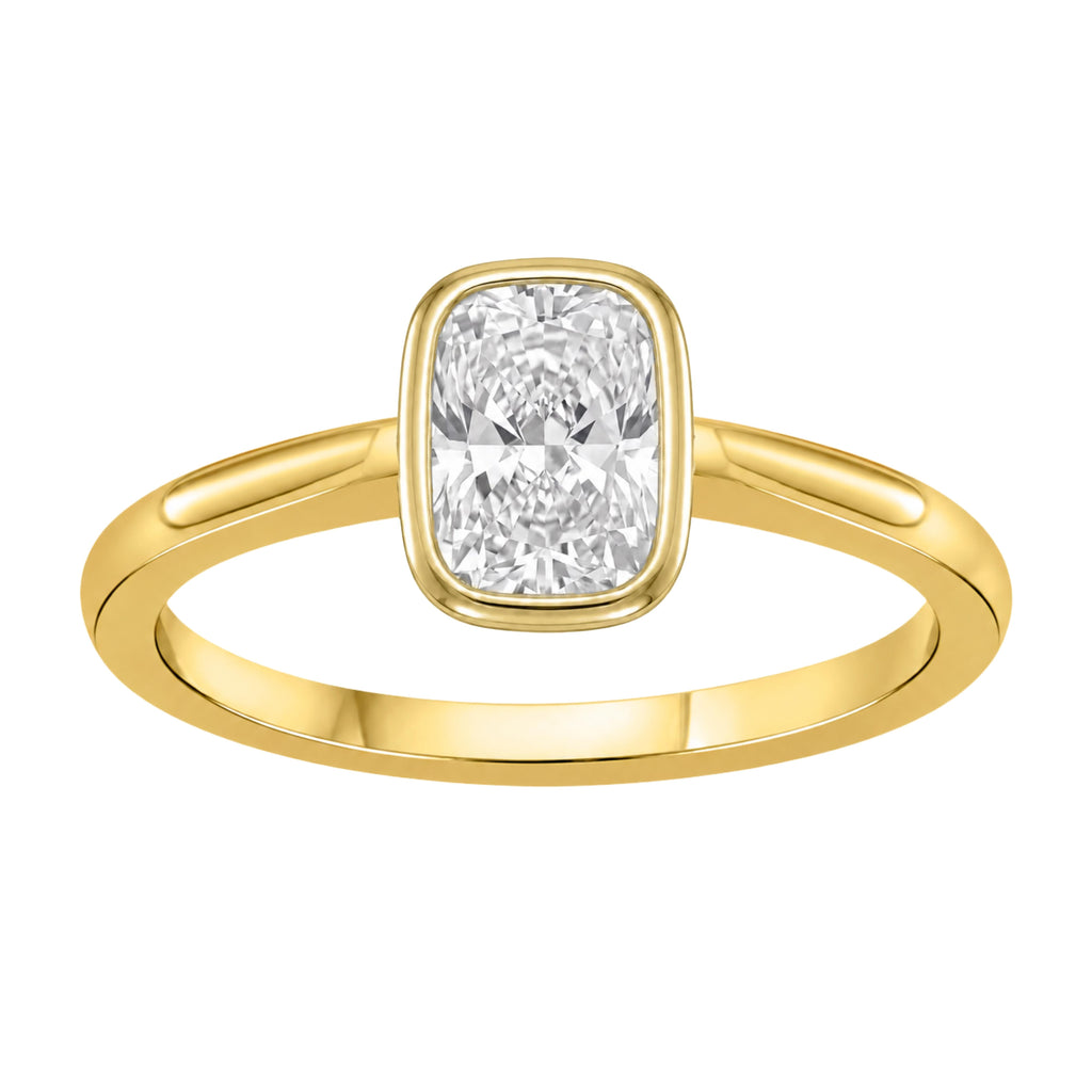 Solitaire Bezel Engagement Ring