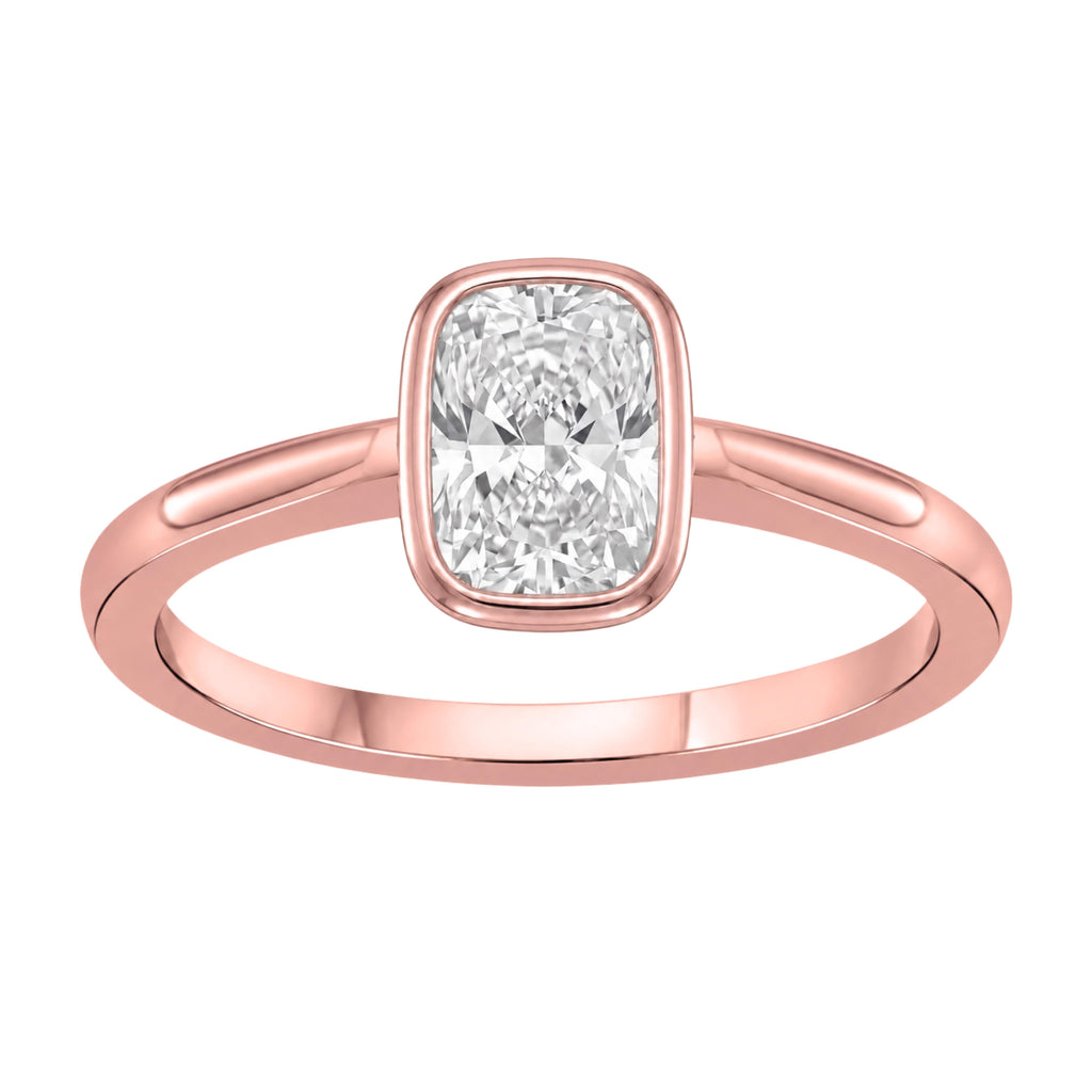Solitaire Bezel Engagement Ring