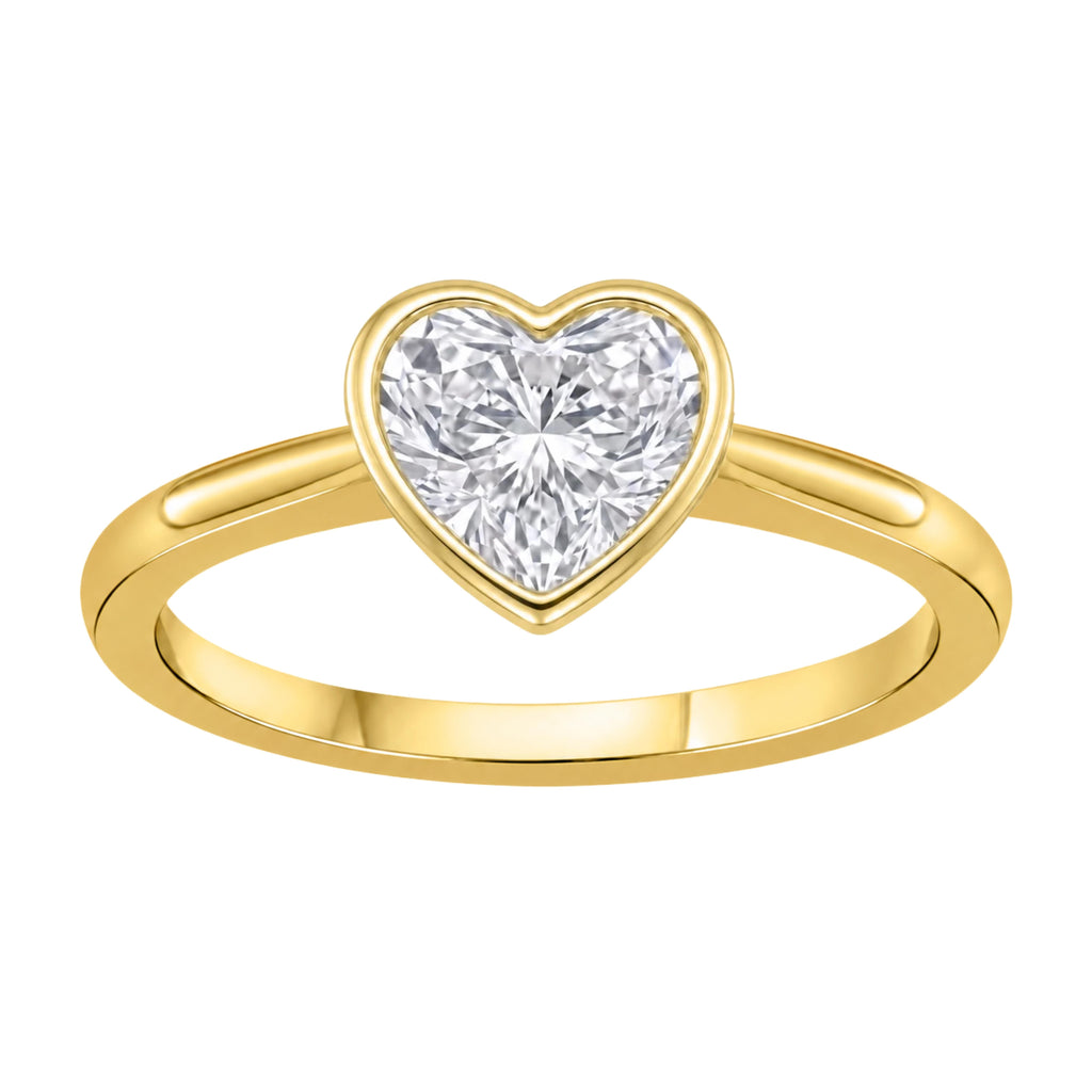 Solitaire Bezel Engagement Ring