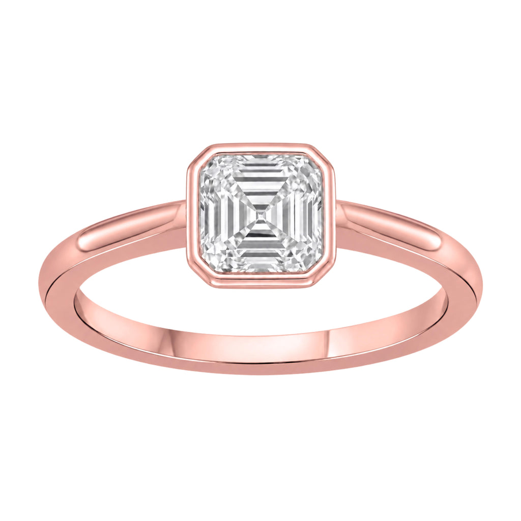 Solitaire Bezel Engagement Ring