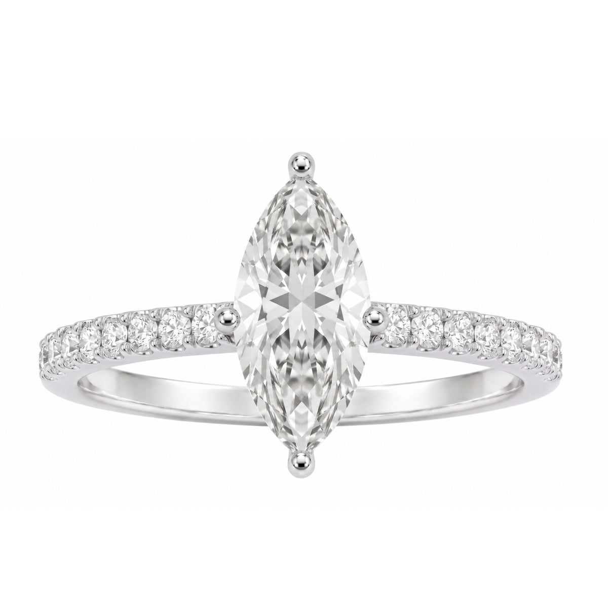 1.5-4.5 ctw Marquise Solitaire Wedding Ring