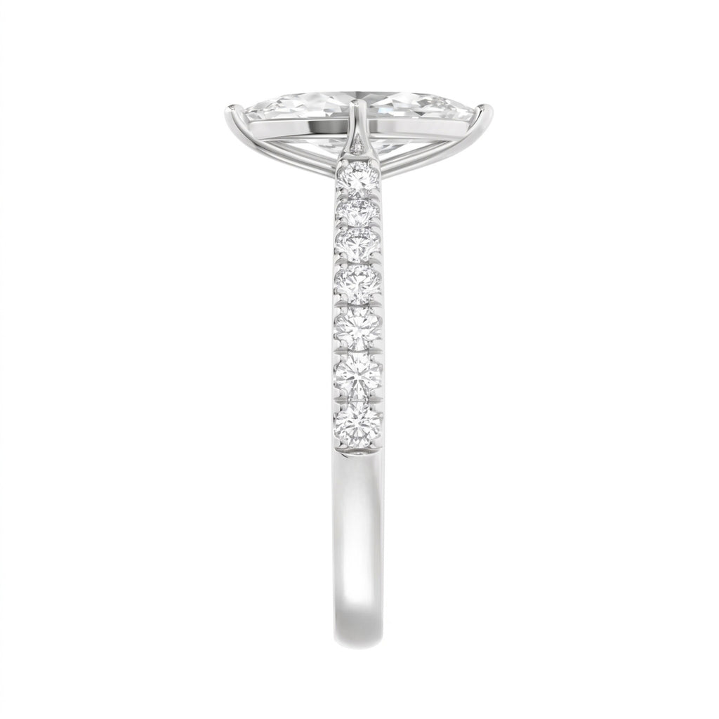 1.5-4.5 ctw Marquise Solitaire Wedding Ring