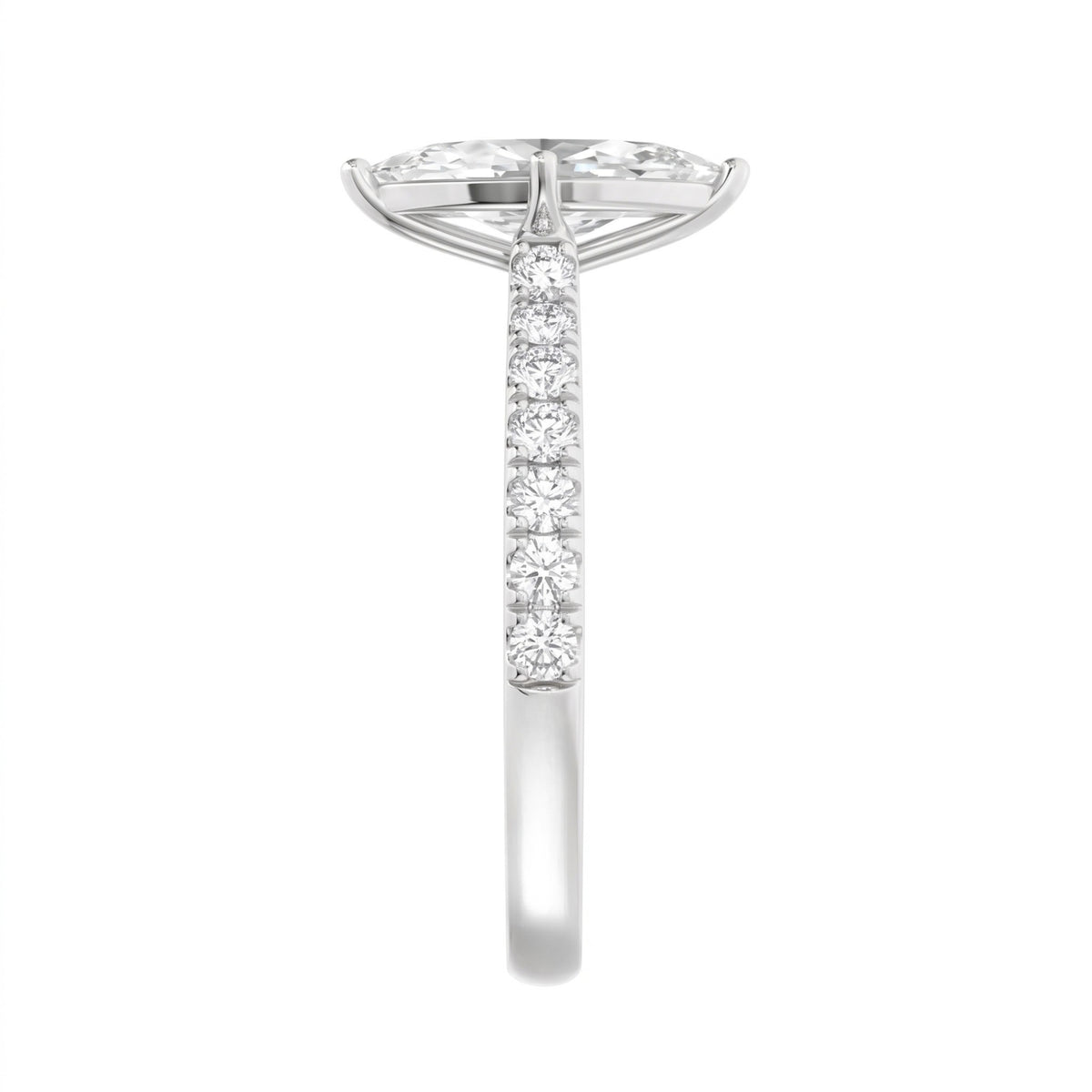 1.5-4.5 ctw Marquise Solitaire Wedding Ring