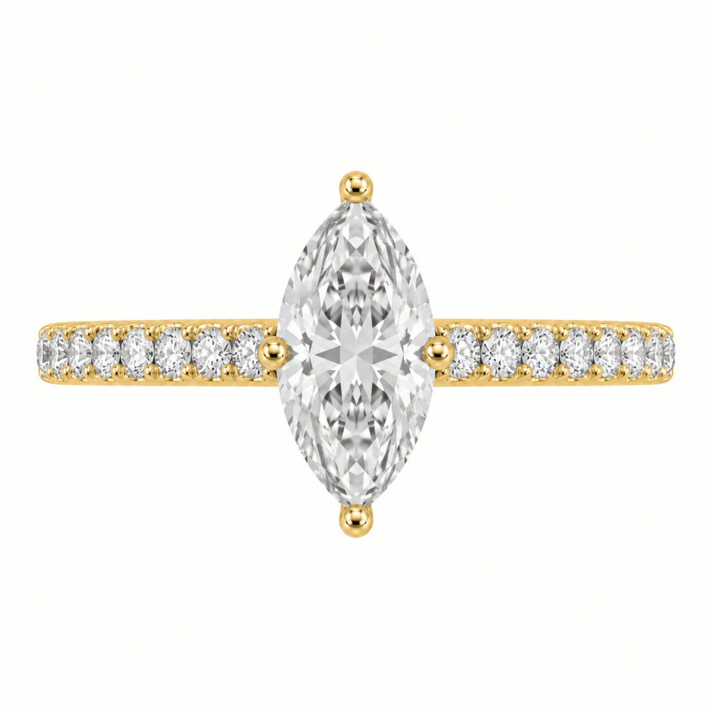 1.5-4.5 ctw Marquise Solitaire Wedding Ring