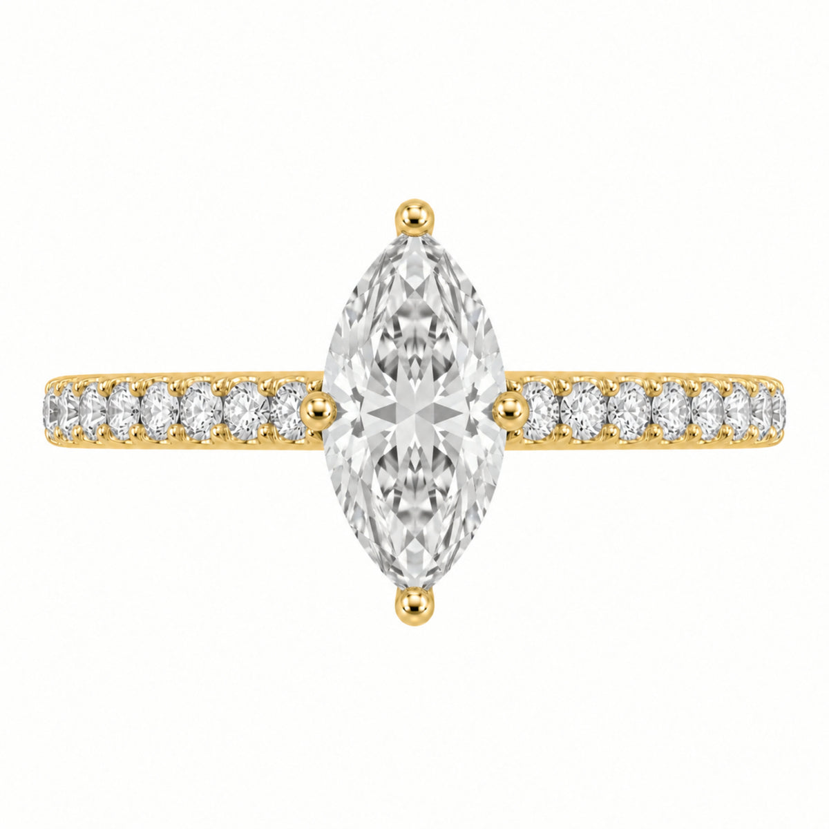 1.5-4.5 ctw Marquise Solitaire Wedding Ring