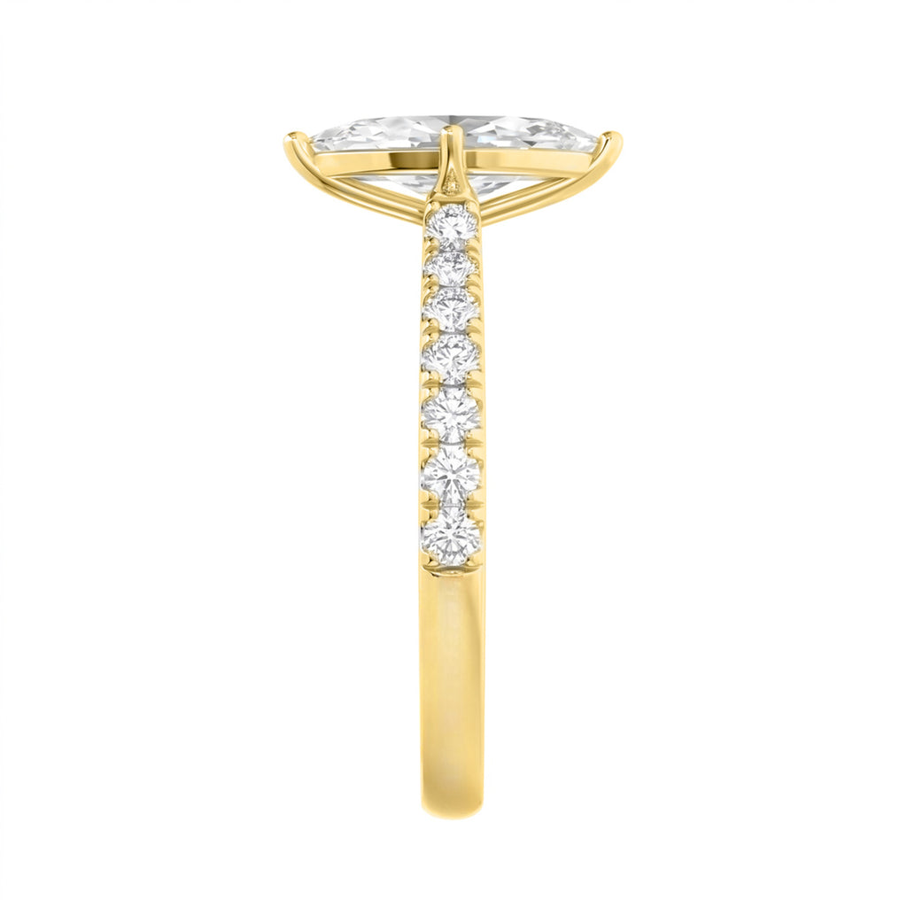 1.5-4.5 ctw Marquise Solitaire Wedding Ring