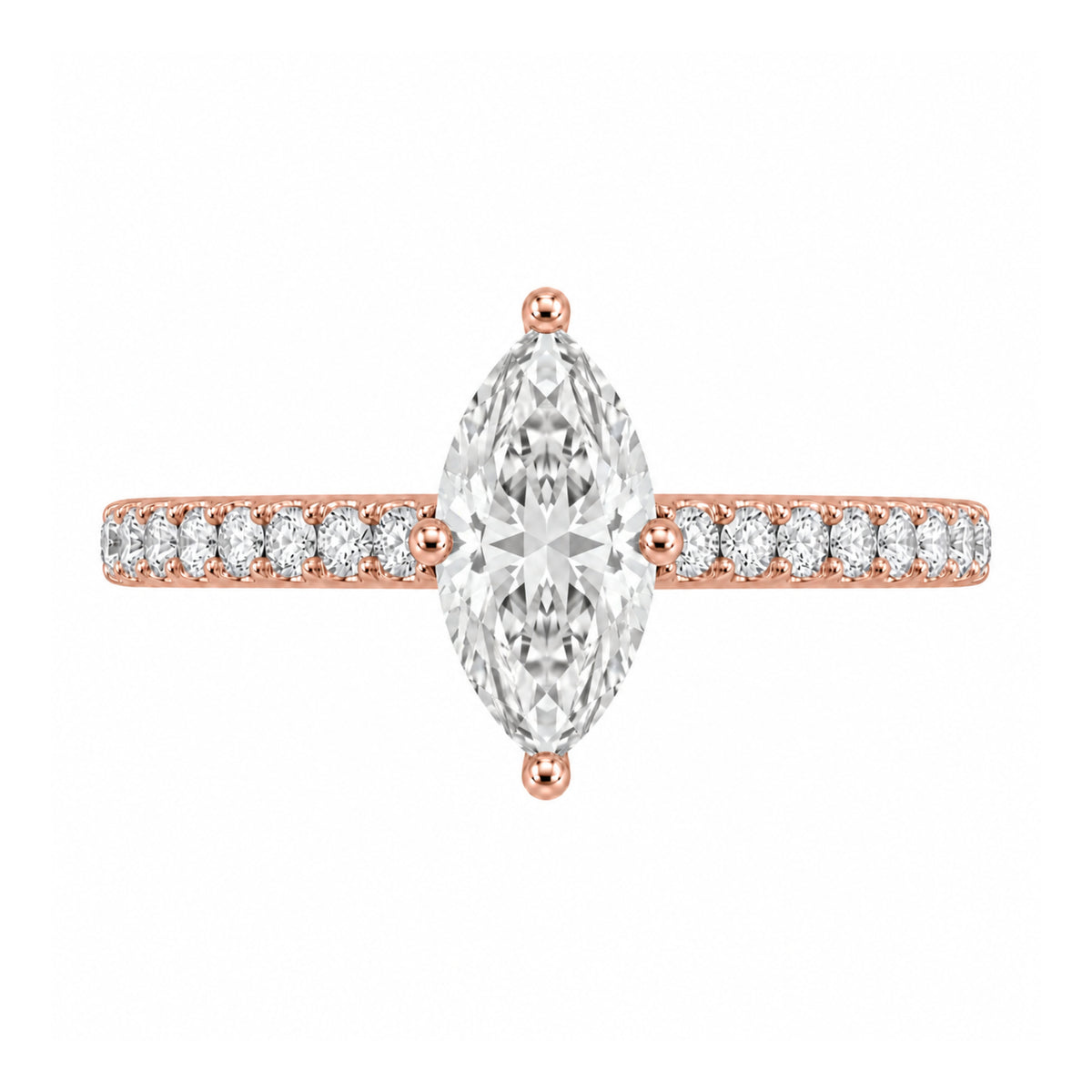 1.5-4.5 ctw Marquise Solitaire Wedding Ring