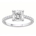 1-6 ctw Cushion Solitaire Wedding Ring
