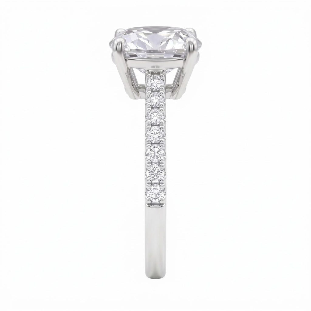 1-6 ctw Cushion Solitaire Wedding Ring