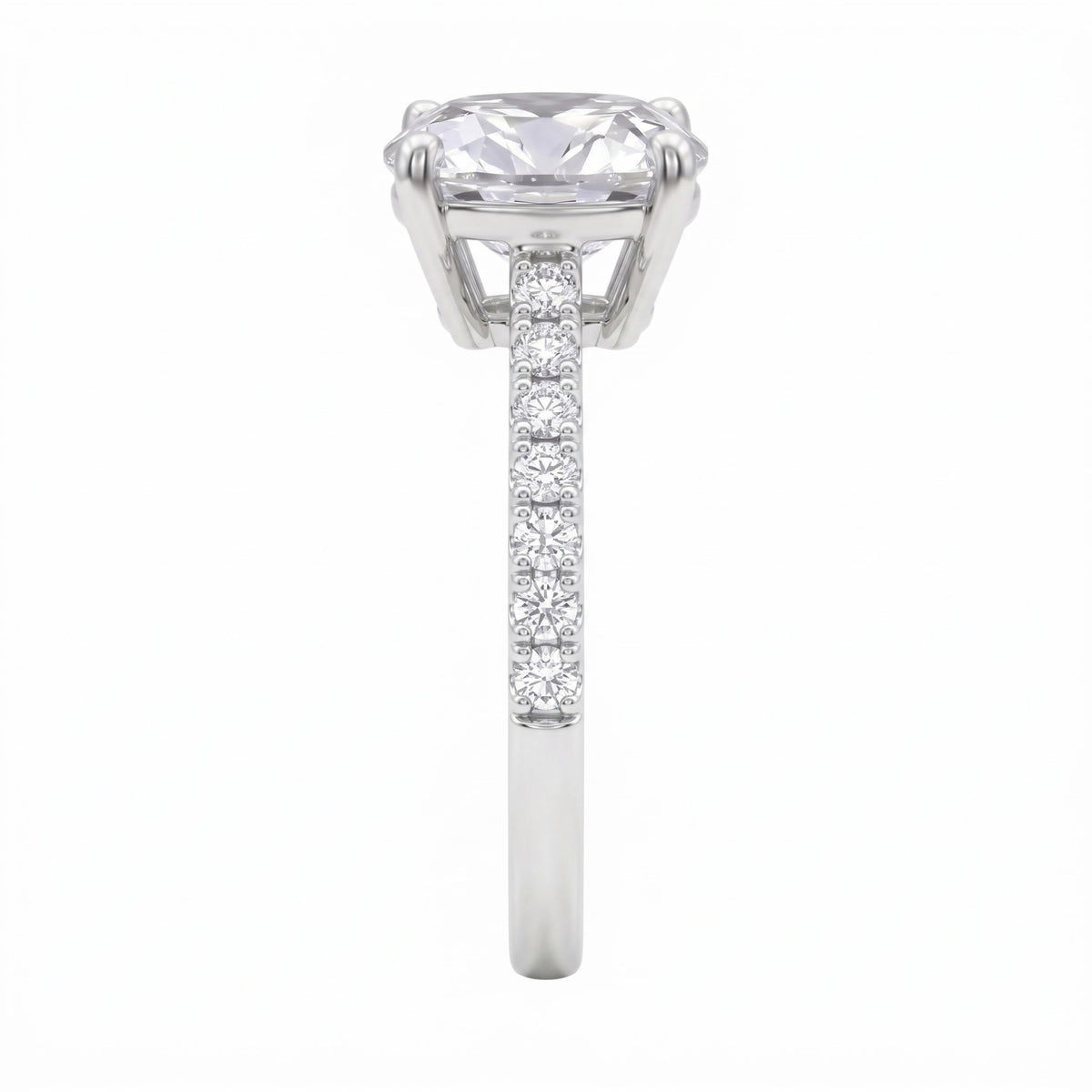 1-6 ctw Cushion Solitaire Wedding Ring