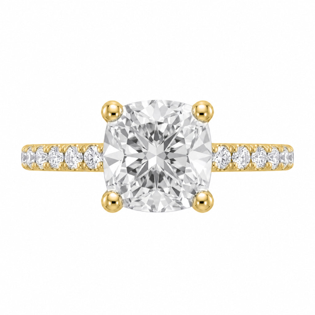 1-6 ctw Cushion Solitaire Wedding Ring