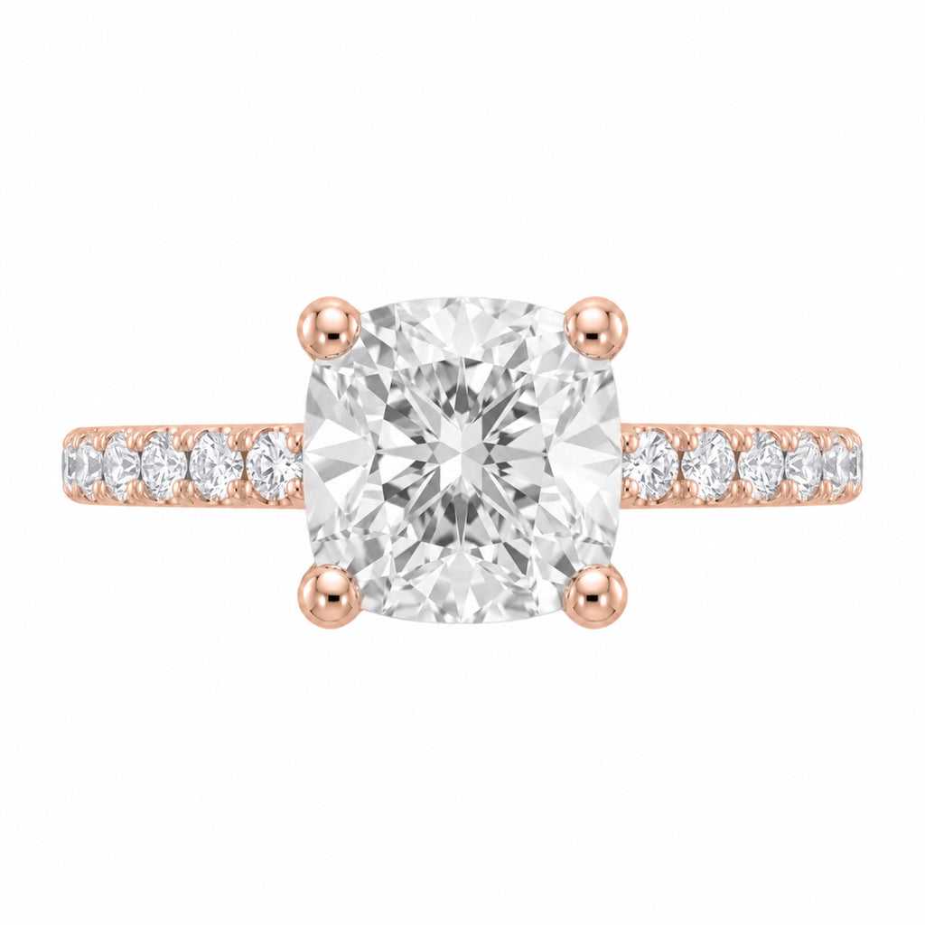 1-6 ctw Cushion Solitaire Wedding Ring