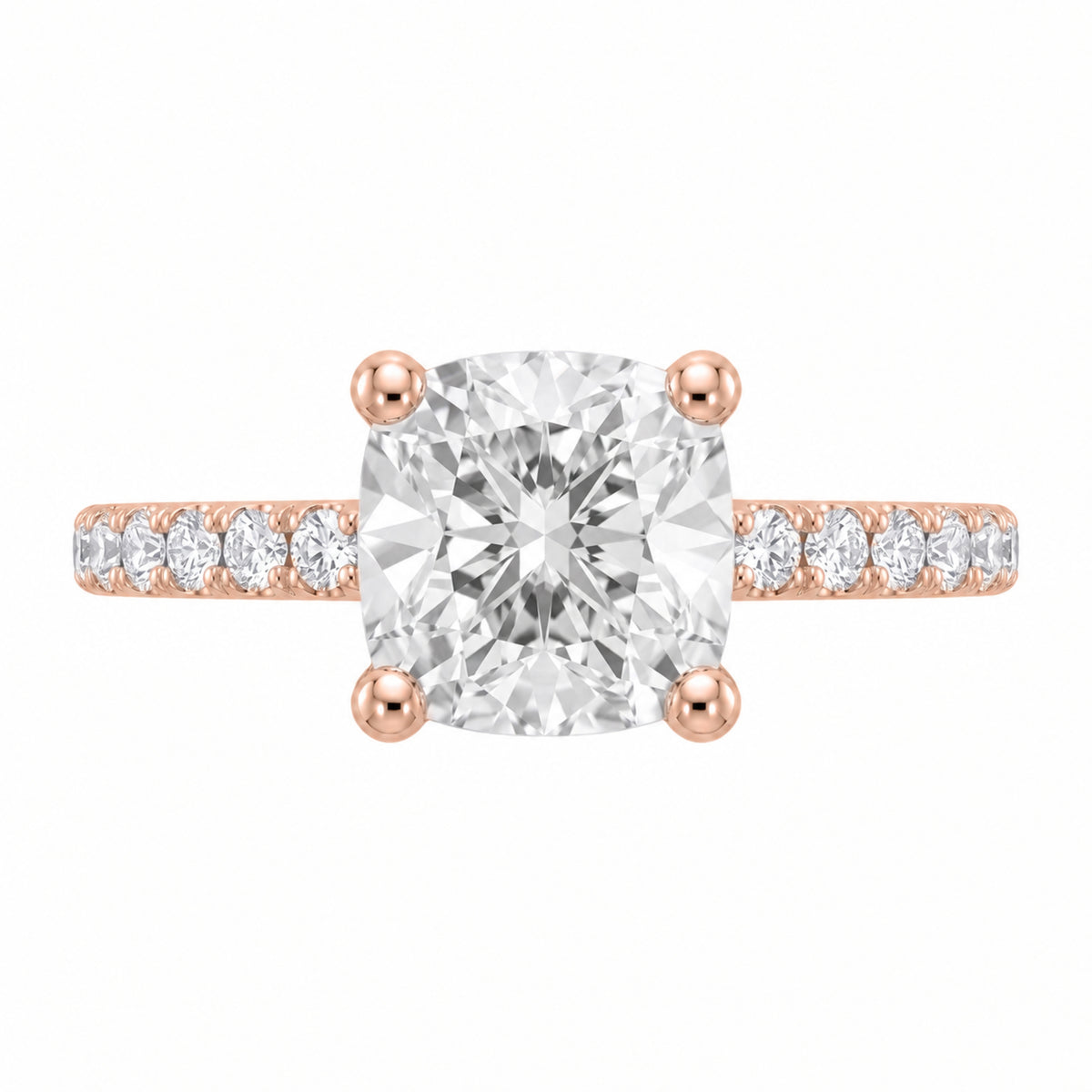 1-6 ctw Cushion Solitaire Wedding Ring