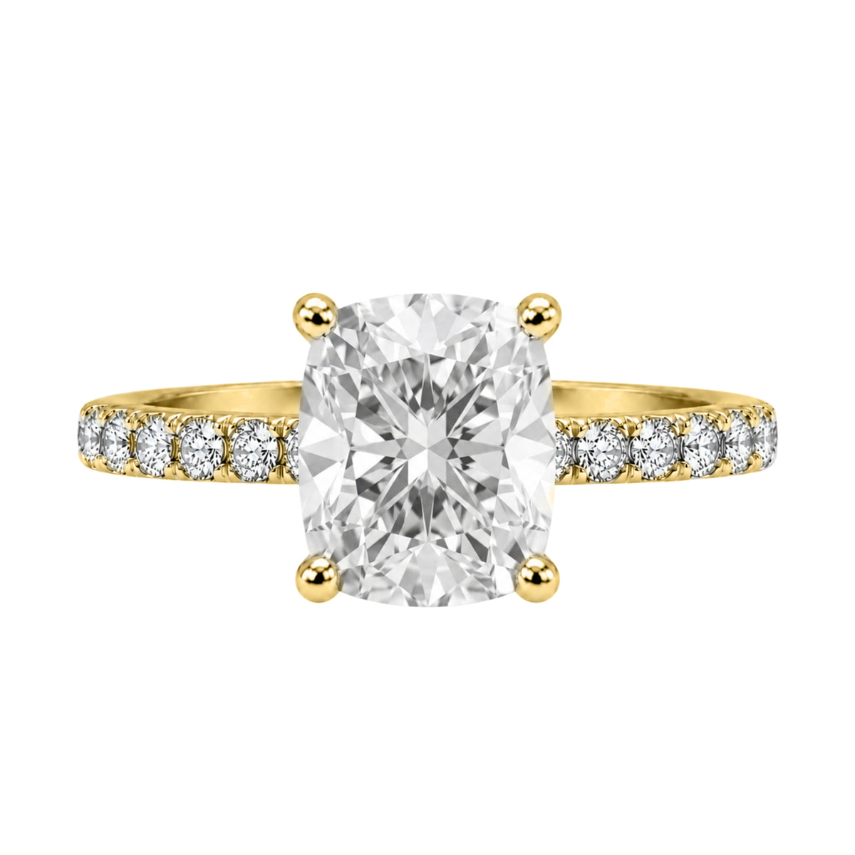 1-6 ctw Long Cushion Solitaire Wedding Ring