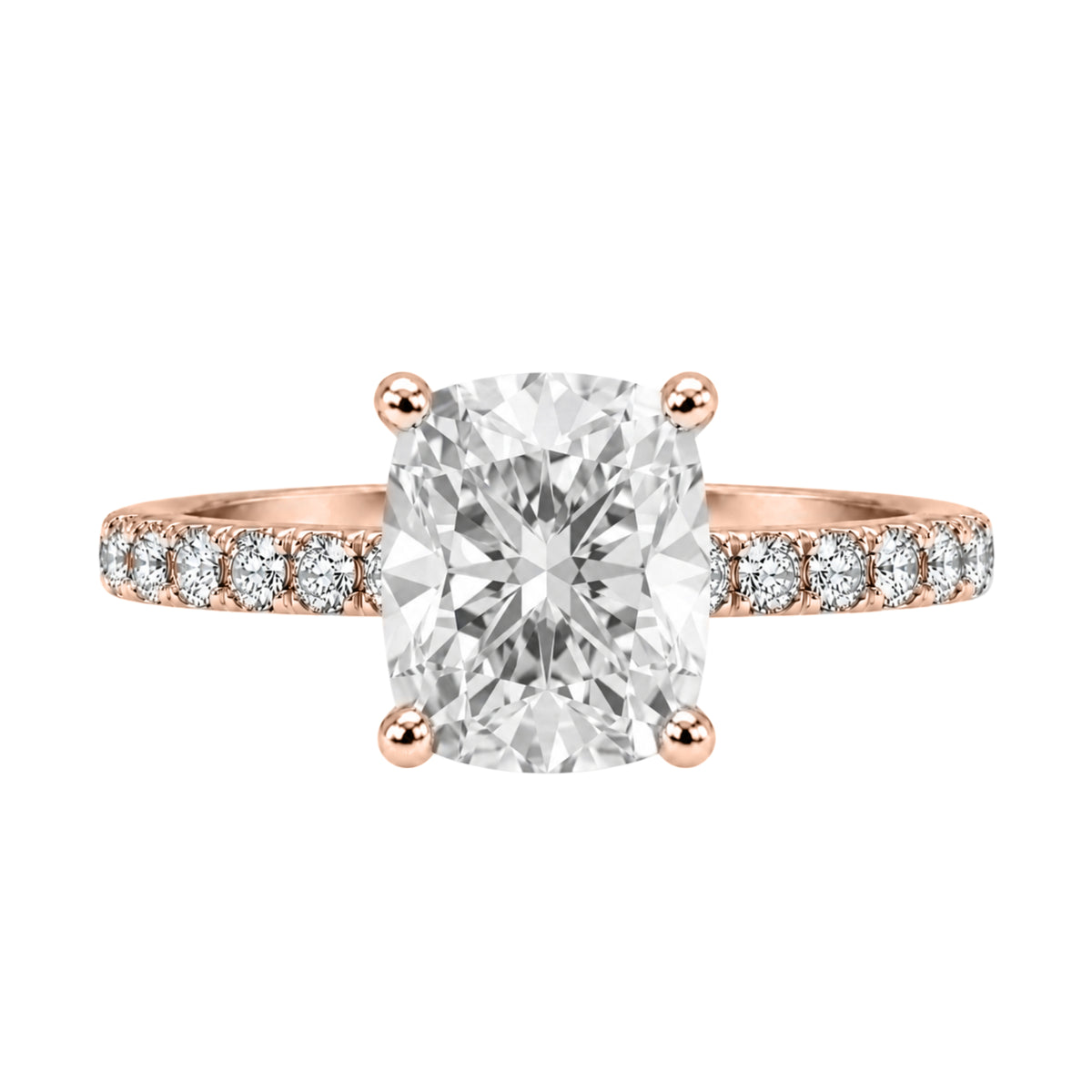 1-6 ctw Long Cushion Solitaire Wedding Ring