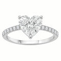 1-6 ctw Heart Solitaire Wedding Ring