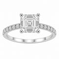 1-6 ctw Asscher Solitaire Wedding Ring