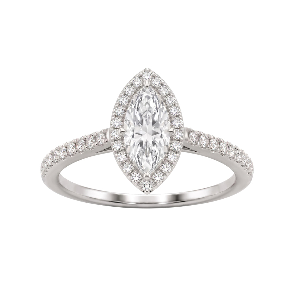 Halo Engagement Ring