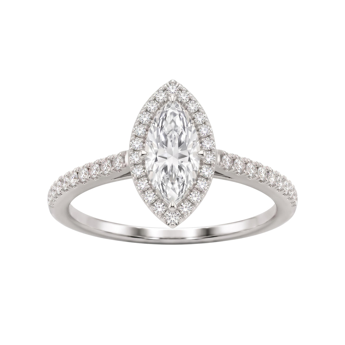 Halo Engagement Ring
