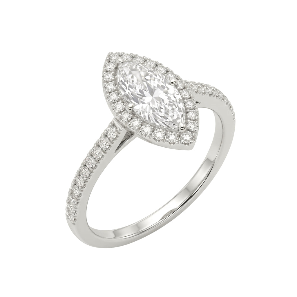Halo Engagement Ring
