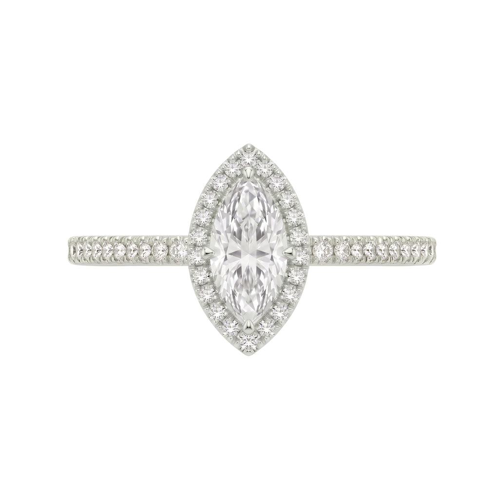 Halo Engagement Ring