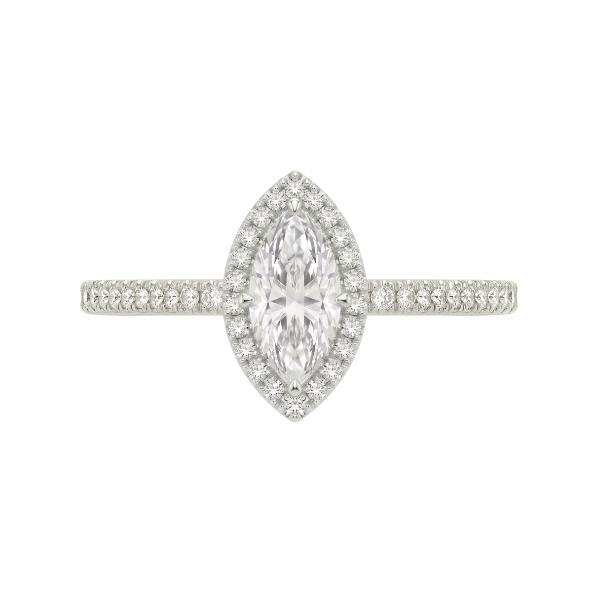 Halo Engagement Ring