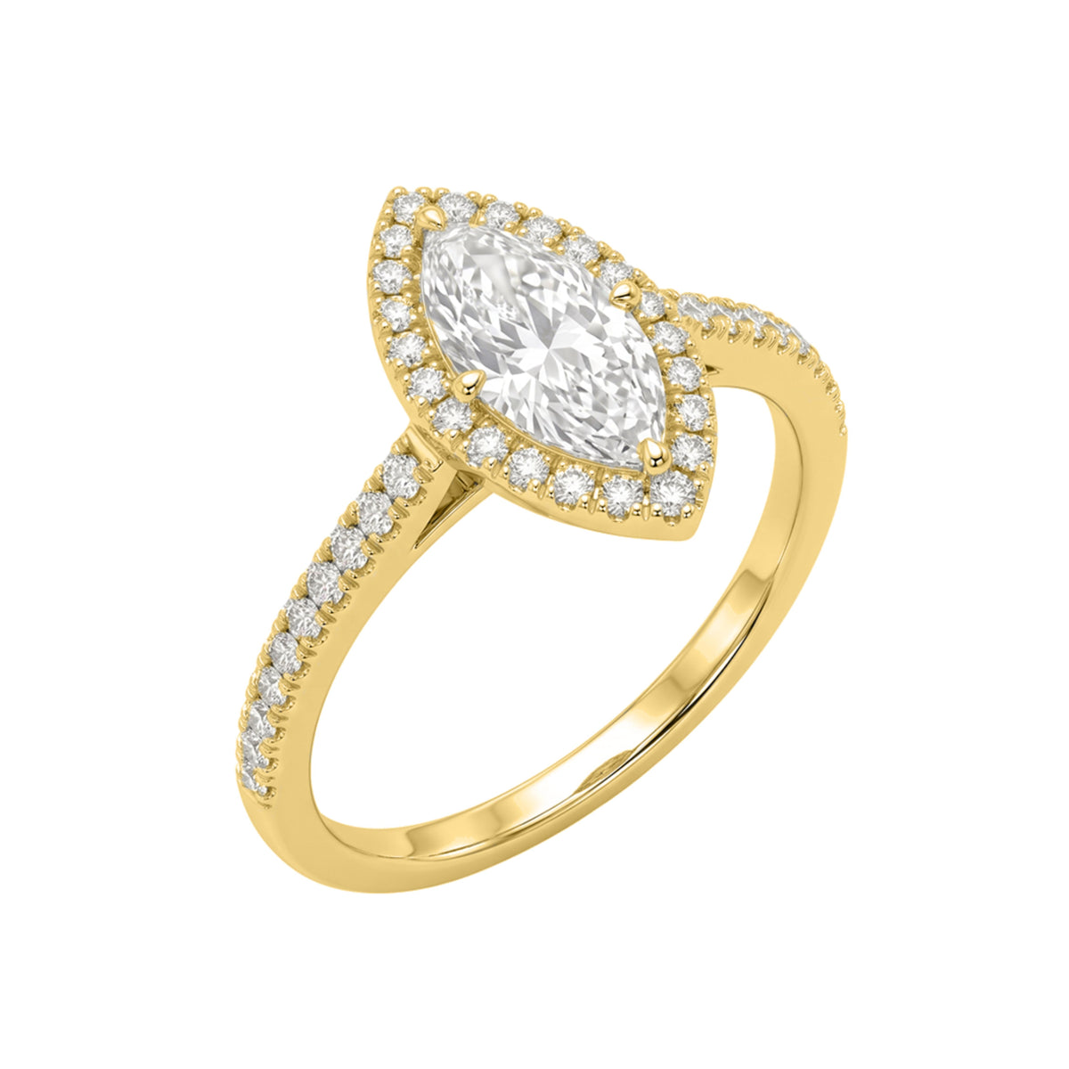 Halo Engagement Ring