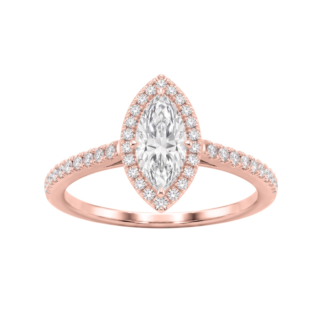 Halo Engagement Ring