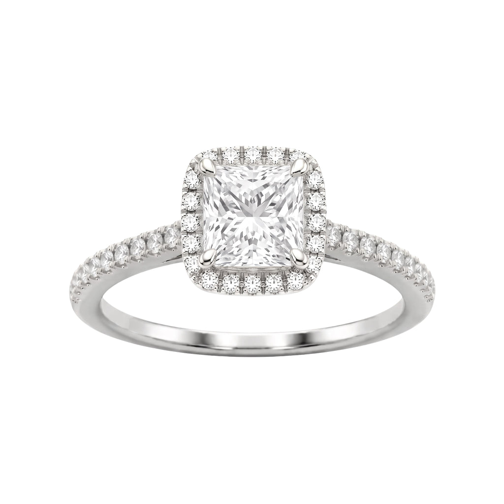 Halo Engagement Ring