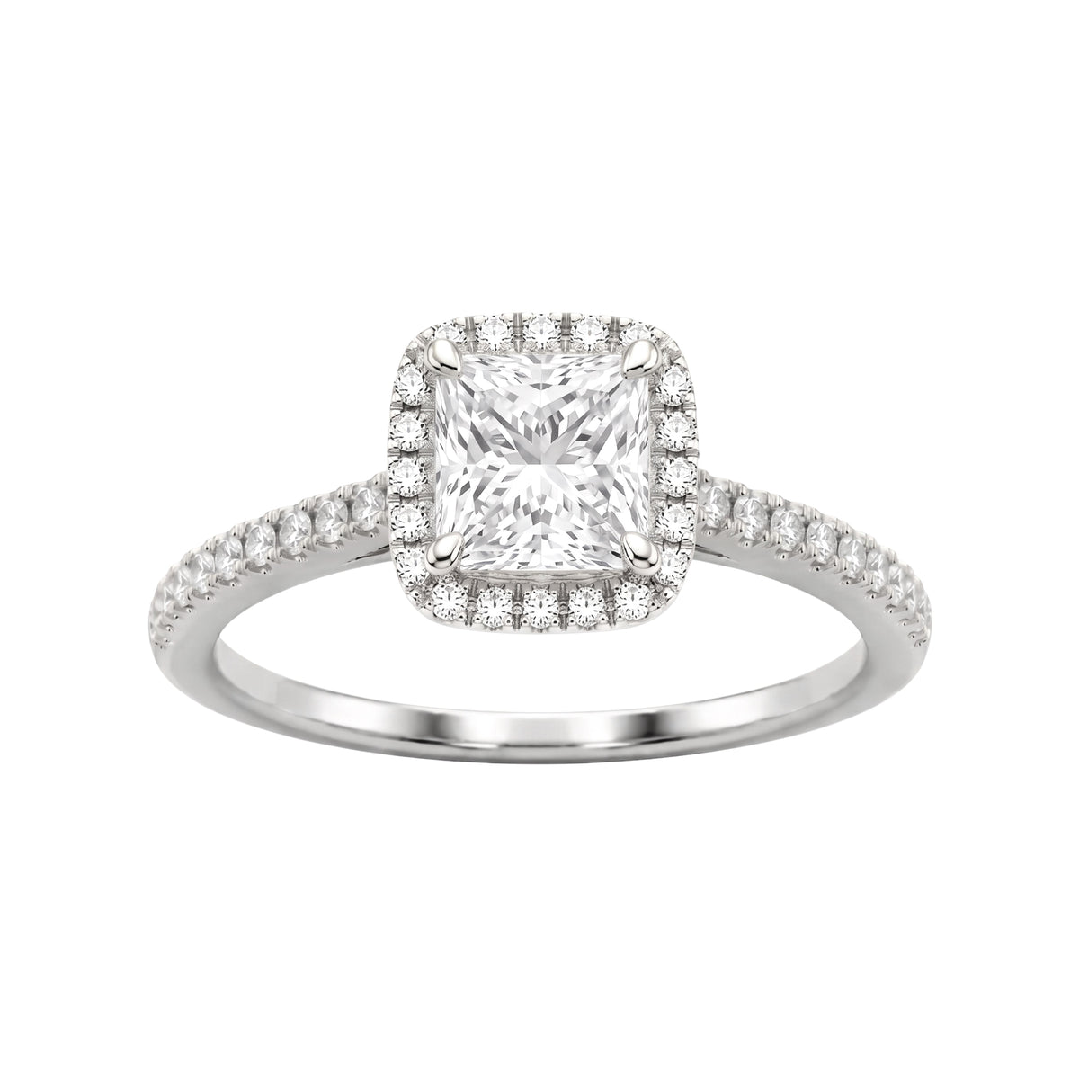 Halo Engagement Ring