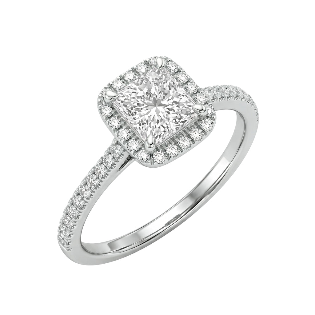 Halo Engagement Ring
