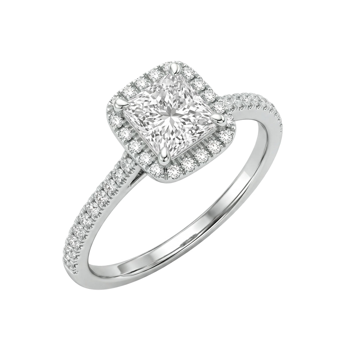 Halo Engagement Ring