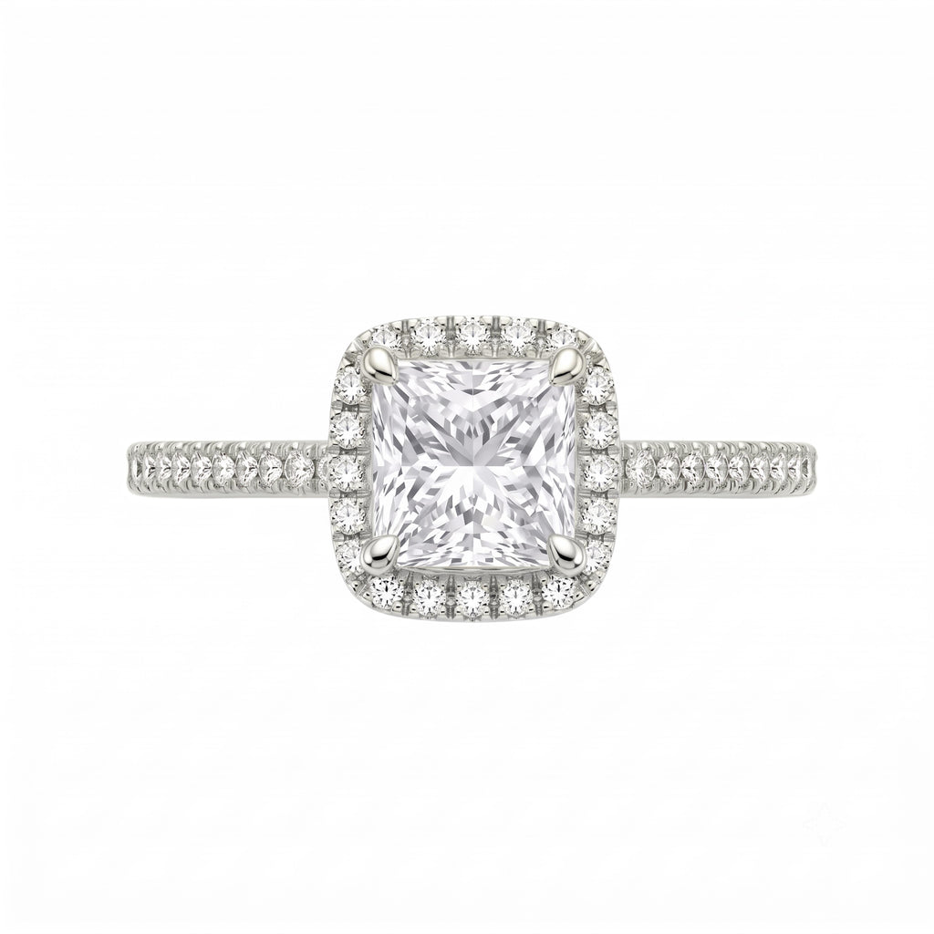 Halo Engagement Ring