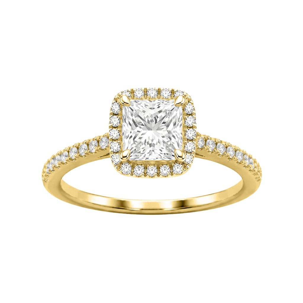 Halo Engagement Ring