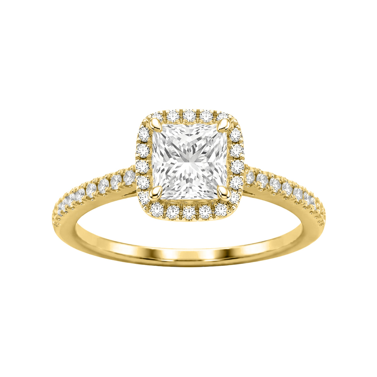 Halo Engagement Ring
