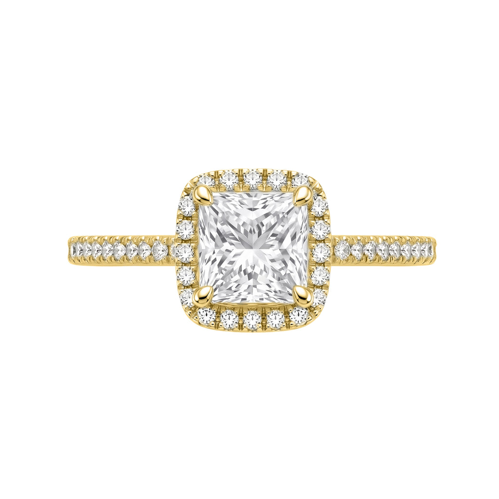 Halo Engagement Ring