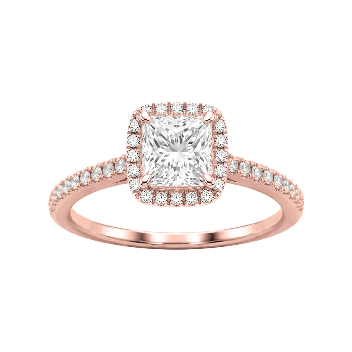 Halo Engagement Ring
